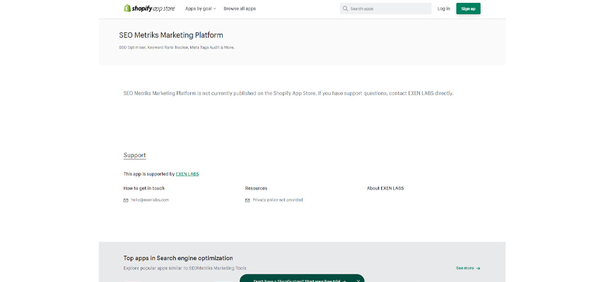 SEOMetriks Marketing Tools