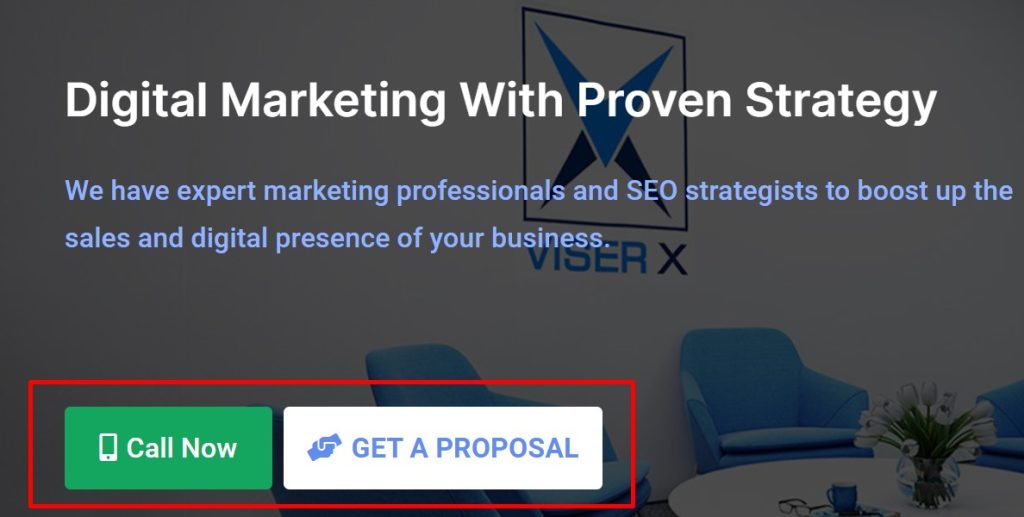 VISER X - Call To Action